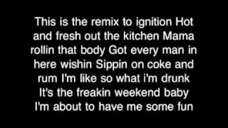 R Kelly ignition remix lyrics [upl. by Airdnola]