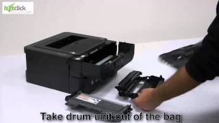 Brother HL 2250DN Drum Unit Replacement  user guide TN2210 2220 [upl. by Enahsal]