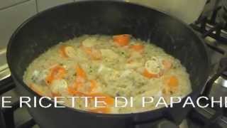 risotto ai surimi 67 Puntata  le ricette di papachefchannel [upl. by Sevein]