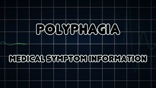 Polyphagia Medical Symptom [upl. by Matthaus]