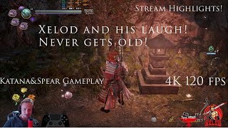 Nioh 2 2024  Katana amp Spear Gameplay The Blood Tainted Samurai  4K 120 FPS Stream Highlights [upl. by Camala]