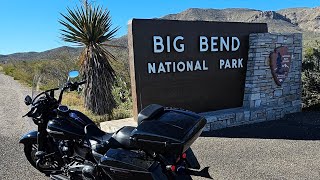 Roadtrips amp detours Big Bend on my HarleyDavidson Road King Special [upl. by Ecinom]