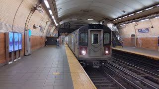 NYC Subway R142 with LED Signage Transferring on the 1 Line [upl. by Morentz]