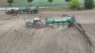 2 x FENDT 939 mit Wienhoff Fässern am Gärreste ausbringen  OSTERS amp VOß  4K [upl. by Quinton]