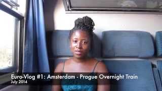 EuroVlog 1 Amsterdam to Prague Train [upl. by Mallorie99]