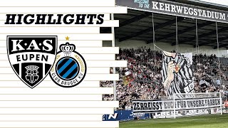 Highlights Matchday 3  KAS Eupen vs Club Brugge [upl. by Nyledam326]