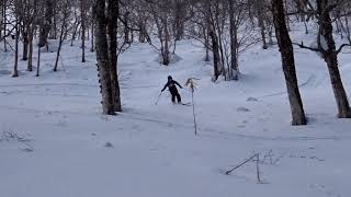 Atomic Backland 95 Telemark Skiing [upl. by Ram]