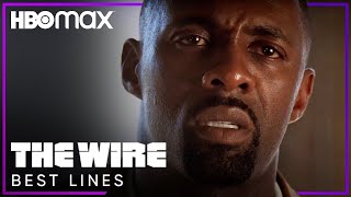 The Wires Stringer Bells Best Lines  The Wire  HBO Max [upl. by Harewood]