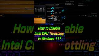 Increase Laptop Life How to Stop CPU Throttling Windows 11 💻 youtubeshorts shorts [upl. by Essex]