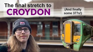 The FINAL STRETCH to Croydon  Coulsdon South to East Croydon [upl. by Enitnatsnoc]