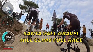 Santa Vall Gravel stage 1 Hill Climb Gravel Earth Series event one [upl. by Ylloj9]