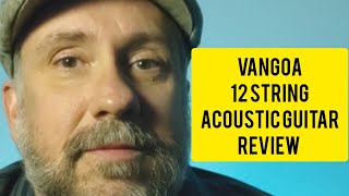 Vangoa 12 String Acoustic Guitar Gear Review [upl. by Nymzaj]