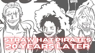 Old Luffy Sanji and Zoro One Piece after 20 years [upl. by Urbannai]