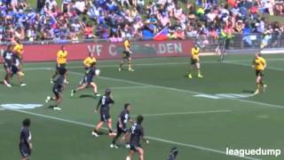 Kiwi Ferns score last minute try to defeat Jillaroos 2014 [upl. by Mima]