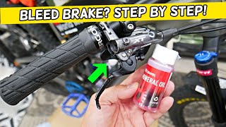 How To Bleed Brakes on Bicycle SHIMANO XT SRAM MAGURA TEKTRO [upl. by Annoit]