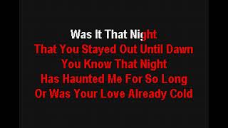 George Strait  When Did You Stop Loving Me Karaoke  Outer Limits Karaoke [upl. by Eisset]