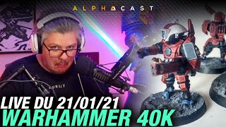 VOD ► JASSEMBLE MES PREMIERS WARHAMMER EN LIVE  En discutant avec vous  Live du 21012021 [upl. by Kimbell]