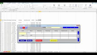 Datenbanken in Excel aus flexibler Eingabemaske mit Datentypen  Zuweisung erstellen Schichtplan [upl. by Moon]