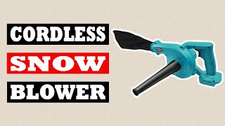 Top 5 Best Cordless Snow Blower in 2024 [upl. by Armand]