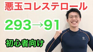 【座りながら293→91】劇的に悪玉コレステロールが変化する体操 [upl. by Einahpehs229]