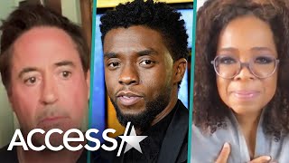 Chadwick Boseman Honored By Oprah Robert Downey Jr amp More [upl. by Yenalem]