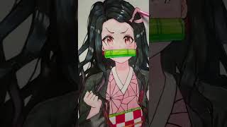 Nezuko baby version Drawing part1 comment for part2 demonslayer nezukokamado anime [upl. by Debor]