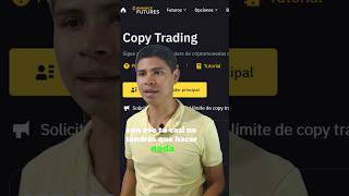 Copy trading en Binance bitcoin criptotrading criptofinanzas finanzas criptomonedas trading [upl. by Alena]