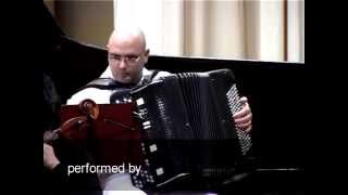 Piazzolla Allegro tangabile Myronchuk ACCORDION amp Ricercar string ensemble Мирончук баян Accordeon [upl. by Maurilla]