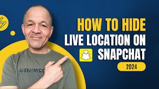 How To Hide Your Live Location In Snapchat  2024 [upl. by Niel]