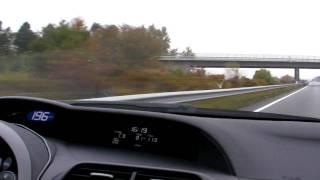 Honda Civic 18 Sport Acceleration on German Autobahn [upl. by Ihcehcu]