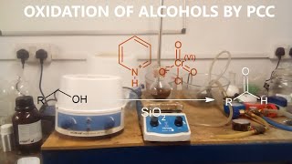 Modified method of PCC alcohol oxidation [upl. by Eyatnod197]