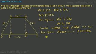 HERONS FORMULA Class 9  Ex 122  Q 9  NCERT AREA QUESTIONS FOR SSC CGL COMPETITIVE EXAMS [upl. by Hterag174]