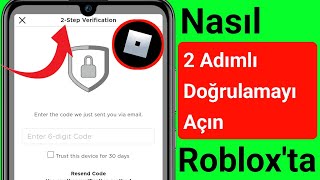 Robloxta 2 Adımlı Doğrulama Nasıl Açılır Mobilde Robloxta İki Adımlı Doğrulamayı Devre Dışı Bırak [upl. by Larena]