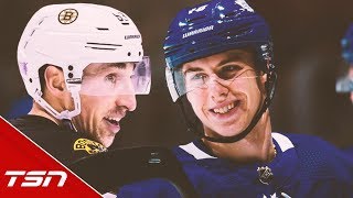 Maple Leafs respond to Marchands tweet about Marners contract [upl. by Radborne102]