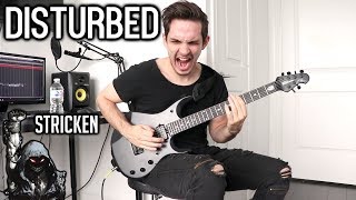 Disturbed  Stricken  GUITAR COVER 2019  Screen Tabs [upl. by Ilise933]