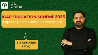 New ICAP Scheme  Nearpeer  CA  Sir Atif Abidi [upl. by Akined]