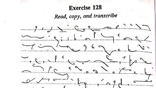 Pitman Shorthand Book Dictation Exercised No 128  60 wpm  Pitman [upl. by Cece]