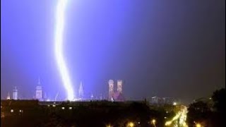 Close Lightning Strike Compilation [upl. by Fisher788]