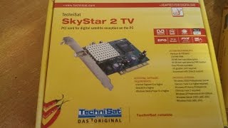 Обзор DVBS тюнер и интернет плата TechniSat SkyStar 2 [upl. by Moorish]