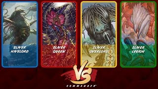 Commander VS April Fools Sliver Hivelord vs Sliver Queen vs Sliver Overlord vs Sliver Legion [upl. by Ati307]