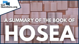 A Summary of the Book of Hosea  GotQuestionsorg [upl. by Natsirc971]