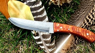 How To Make a Full Tang Knife Handle [upl. by Aromat104]