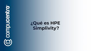 ¿Qué es HPE Simplivity Almacenamiento centro de datos [upl. by Tisha]