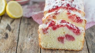 PLUMCAKE LIMONE E FRAGOLE  Ricetta facile  Polvere di Riso [upl. by Lugar]