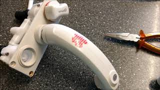 Repairing the spindle in a whale mixer tap [upl. by Lovel242]