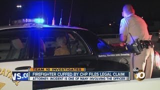 Firefighter handcuffed by CHP officer at accident scene speaks out [upl. by Normalie332]