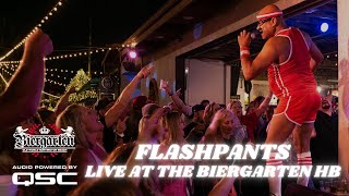 Flashpants LIVE at The Biergarten at Old World Huntington Beach [upl. by Wandis]