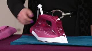 Rowenta Steamcare Iron with Smart Temperature on QVC [upl. by Mundt]