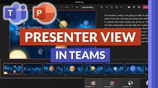 The NEW Presenter View in Microsoft Teams meetings  See video chat amp notes all at once [upl. by Ocirled441]