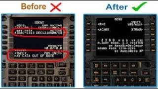 Update AIRAC cycle in Xplane 11  Fix Nav data out of date [upl. by Enar]